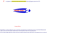 Desktop Screenshot of headfoil.com